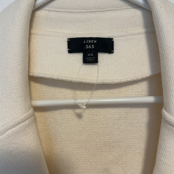 COPY - J. Crew Sophie Knit Blazer in Cream - Picture 2 of 2
